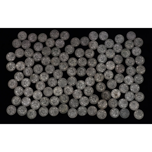 526 - A quantity of various pre-1947 Shillings, 658 grams