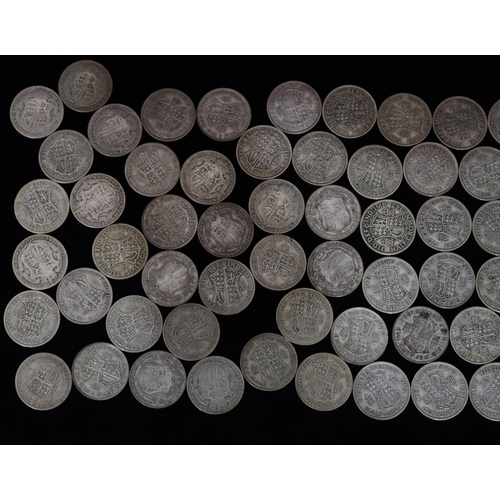 540 - A quantity of various pre-1947 Half Crowns, 815 grams