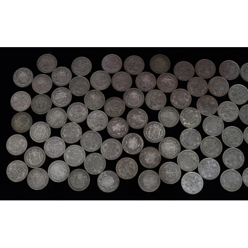 541 - A quantity of various pre-1947 Half Crowns, 1201 grams