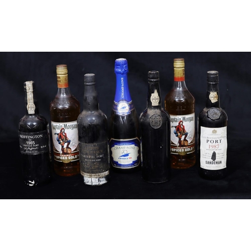 758 - 4 bottles of port 