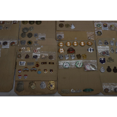 850 - A quantity of various enamel and other badges 