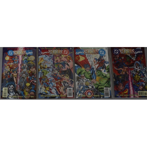 897 - A set of 4 DC vs Marvel comics, numbers 1 to 4 (4)