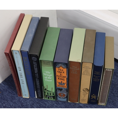 1004 - Various The Folio Society Limited books with slip cases, 2011 