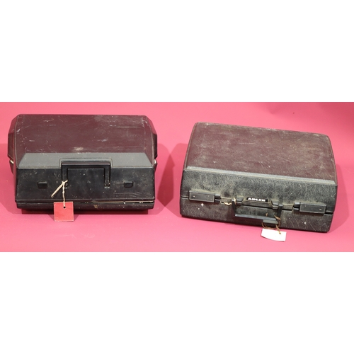 1032 - An Adler Gabriele 2000 portable typewriter with case, and a Brother Electric 3912 typewriter with ca... 