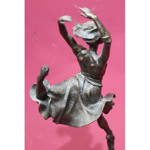 1065 - Carl Payne, a bronze resin sculpture, Leap of faith, limited edition, 52cm.