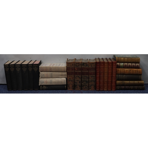 1097 - A mixed quantity of books including Waverley Novels volumes I-IV, Cassell's Encyclopaedia, Winston C... 