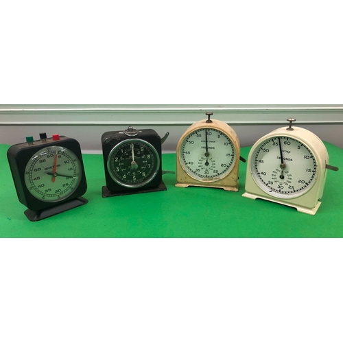 1131 - 4 photographic interval timers, Smiths, Ilford and Kodak.