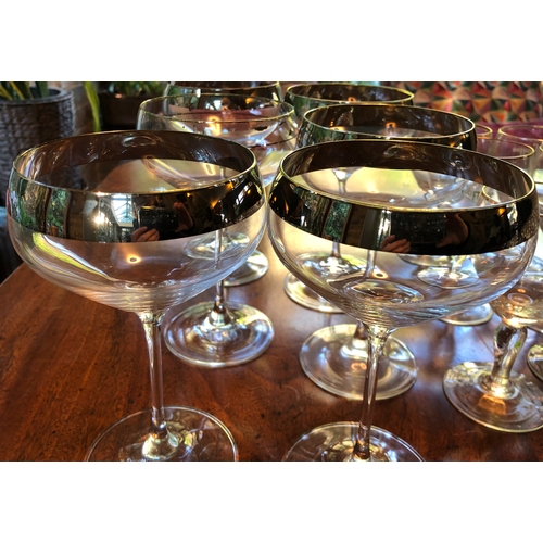 1188 - 11 matching Babycham glasses and 1 other Baby Bubbly glass, 4 similar glasses, a set of 6 Irish coff... 