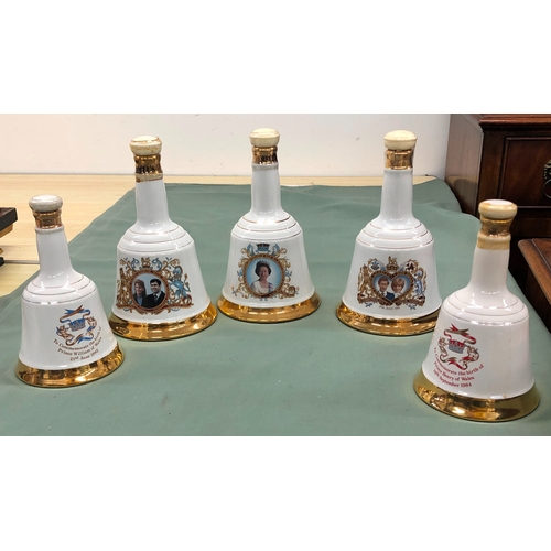 1219 - Bells Scotch Commemorative Whisky , 29th July 1981 Prince Charles and Lady Diana, 23rd July 1966 Pri... 