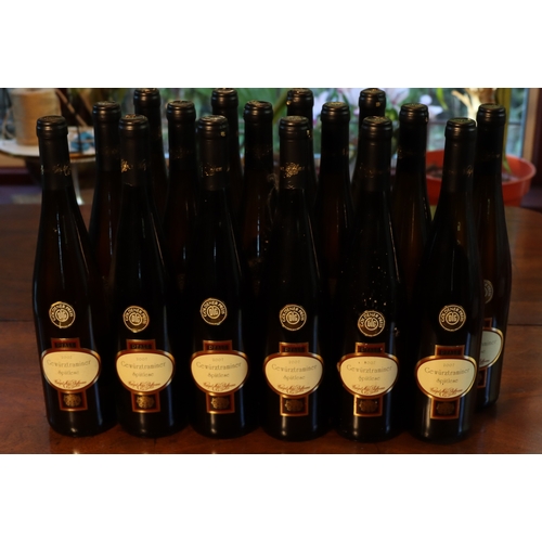 1271 - 16 bottles of Weingut Heinz Pfaffmann Gewurztraminer Spatlese white wine, 2007 from Pfalz, Germany