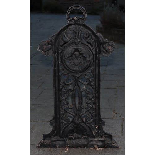 1298 - A wrought iron umbrella stand, 74cm high, 45cm wide, 23cm deep. This Lot is not held by PF Windibank... 