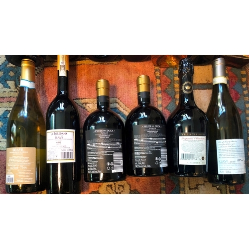 1184 - A mixed quantity of Italian wines and liqueurs, Disaronno, Nunzio Ghiraldi Lugana 2019, Bacardi Ging... 