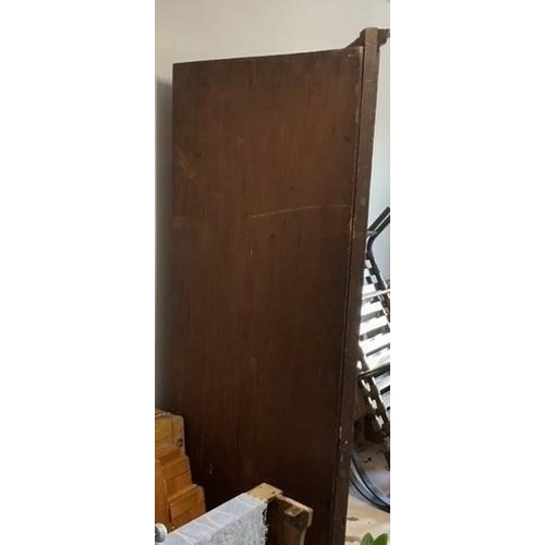 1302 - A  mahogany corner cupboard, 200cm high, 107.8 cm wide, 79cm deep. This Lot is not held by PF Windib... 