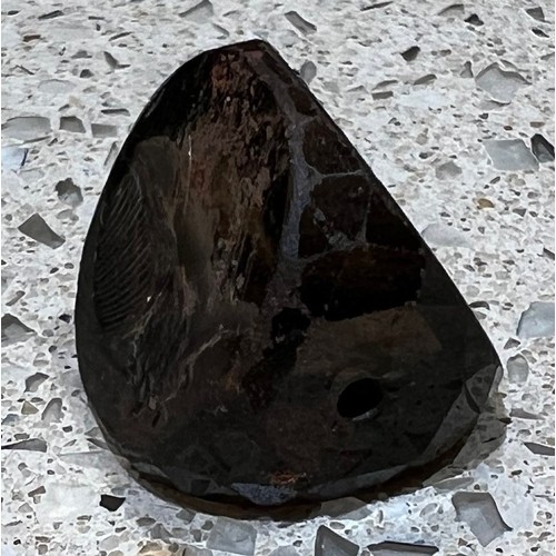 600 - A smoked glass triangular seal (no frame)