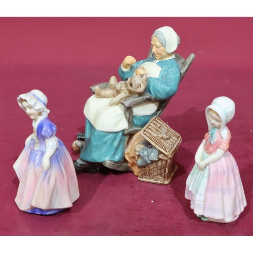 144 - 3 Royal Doulton figurines, 