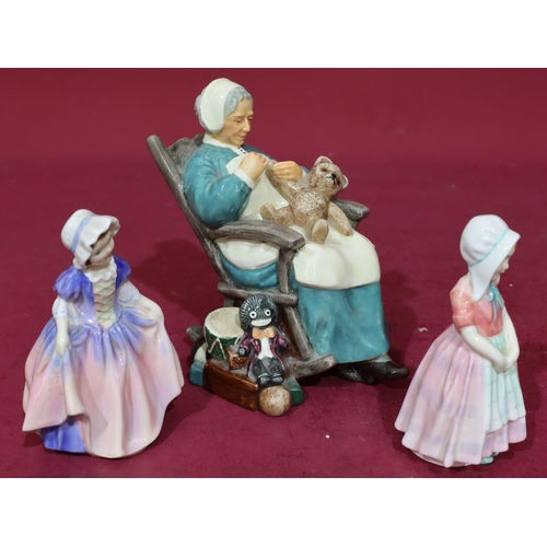 144 - 3 Royal Doulton figurines, 