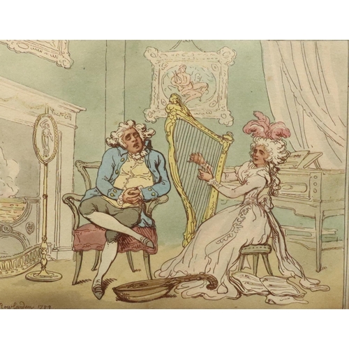 282 - A coloured Rowlandson print 