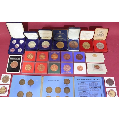 510 - A quantity of various odd coins and medals