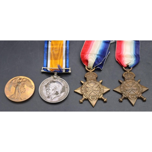 520 - 2 WWI military medals: 1914/18 medal and 1914/15 Star 