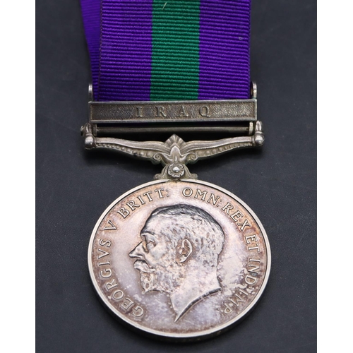 522 - A George V General Service medal 1918-62  with Iraq clasp 