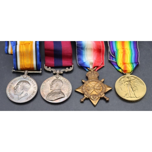 524 - 4 WWI military medals 