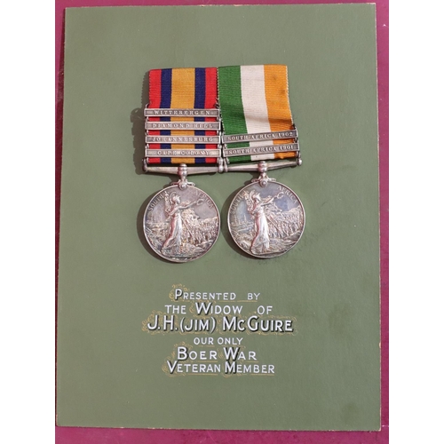 551 - 2 Boer war South Africa medals - 1 with 4 bars Witteburgen, Diamond Hill, Johannesburg and Cape Colo... 