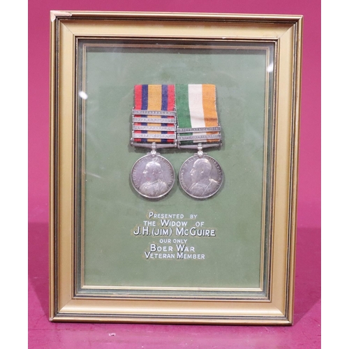 551 - 2 Boer war South Africa medals - 1 with 4 bars Witteburgen, Diamond Hill, Johannesburg and Cape Colo... 