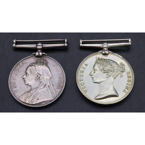 599 - 2 Victorian medals 