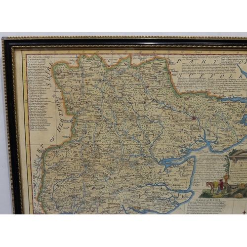 623 - John Gibson, 18th Century hand coloured map 