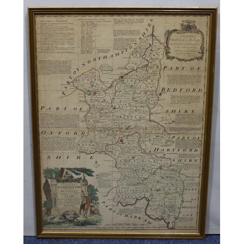 625 - Eman Bowen, 18th Century hand coloured map 