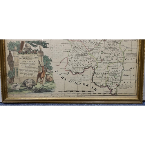 625 - Eman Bowen, 18th Century hand coloured map 