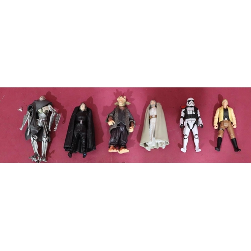 803 - 16 Hasbro and Kenner LFL Star Wars figures