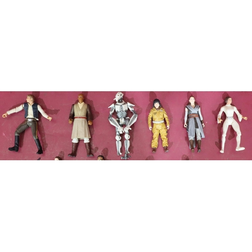 803 - 16 Hasbro and Kenner LFL Star Wars figures