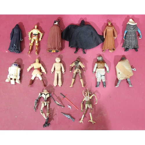 804 - 14 Hasbro and Kenner LFL Star Wars figures