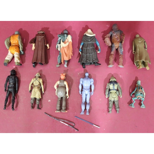 805 - 12 Hasbro and Kenner LFL Star Wars figures