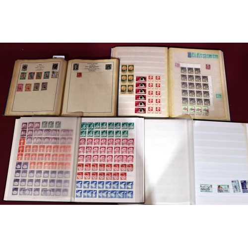 808 - 4 various stamp albums