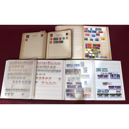 808 - 4 various stamp albums