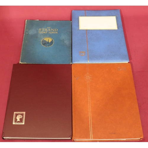 808 - 4 various stamp albums