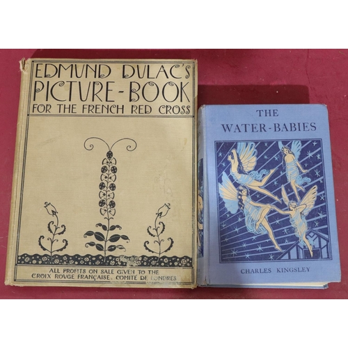 863 - 1 vol. Edmund Dulac's picture book for the French Cross, illustrated, 1 vol. 