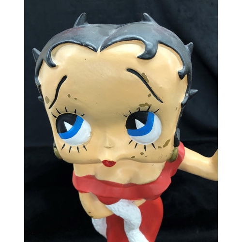 2143 - Vintage Betty Boop resin figure, numbered 5 to base, 54cm high