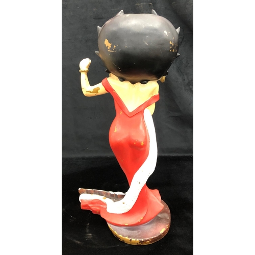 2143 - Vintage Betty Boop resin figure, numbered 5 to base, 54cm high