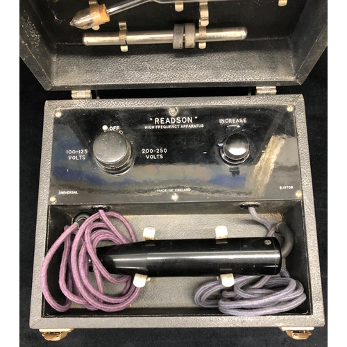 2180 - A Readson High Frequency Violet Ray Apparatus in fitted box.