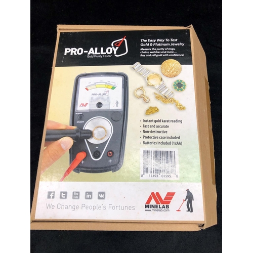 2187 - A Pro-Alloy gold testing kit, numbered 110170 to reverse, with zipped case and Gentrue diamond teste... 