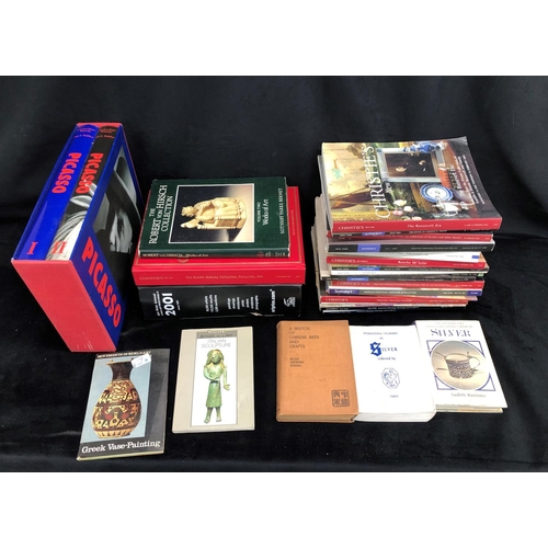 2210 - A Boxed Picasso I & II edited by Igno F. Walther and a quantity of auction catalogues, 2001 Art Pric... 