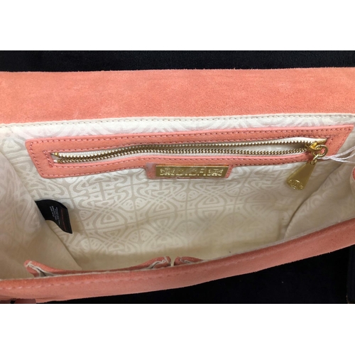 2258 - A pink suede Biba clutch bag, a Pierre Cardin crocodile skin clutch bag and various other clutch bag... 