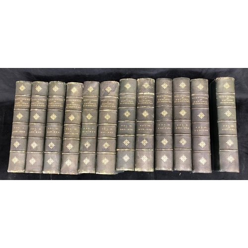 2208 - Volumes I - VII, Dictionary of National Biography, edited by Leslie Stephen, pub London, Smith Elder... 