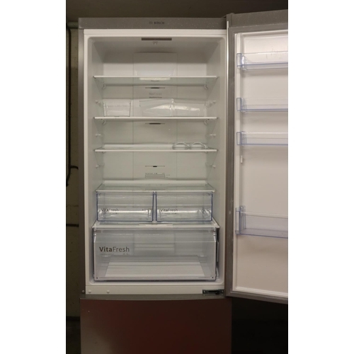 3115 - A Bosch freestanding Multi airflow No Frost fridge freezer, 68cm wide, 64cm deep, 103cm high, model ... 