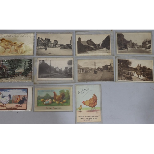 581 - 16 various postcards 