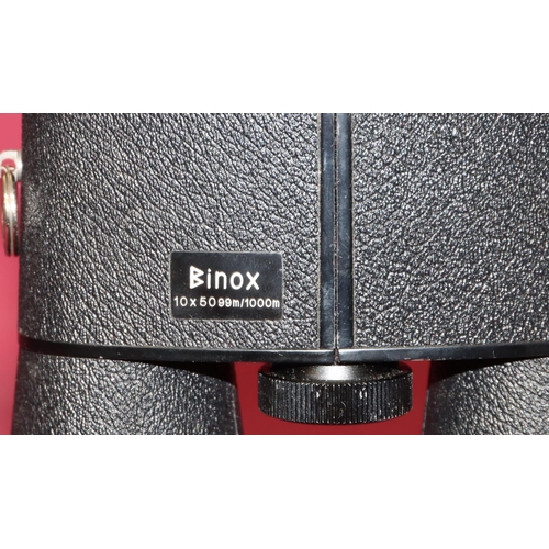 662 - A pair of Binox 10 x 50 binoculars (no case).