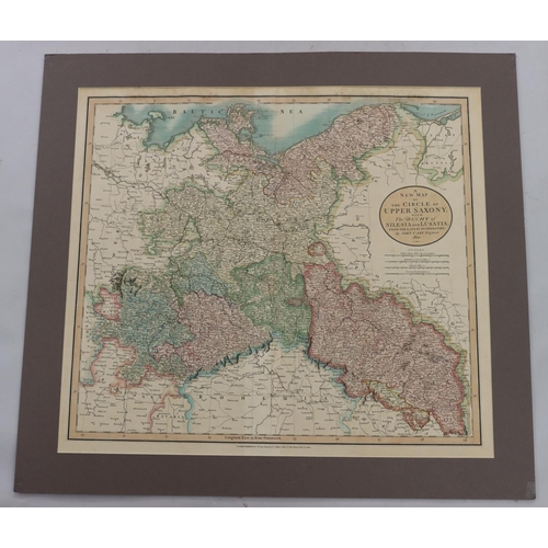 665 - J Cary early 19th Century hand coloured map 